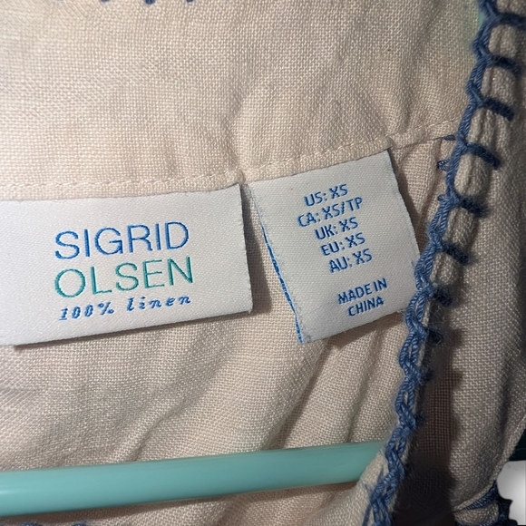 Sigrid Olsen 100% Linen Dress - Picture 2 of 3
